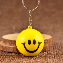 Круглый смайлик круглый шар пенится мягкий брелок кулон аксессуары игрушка подарок компании 4 см