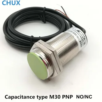 

PNP Proximity Switch Capacitance Type 24V DC M30 NO/NC CM30-10-DPC IP67 10mm Detect Distance Motion Sensor