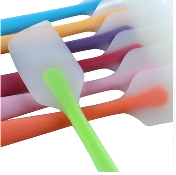 

Kitchen baking tools silicone one large scraper cream cake translucent baking jam jam knife a variety of color scraper 70