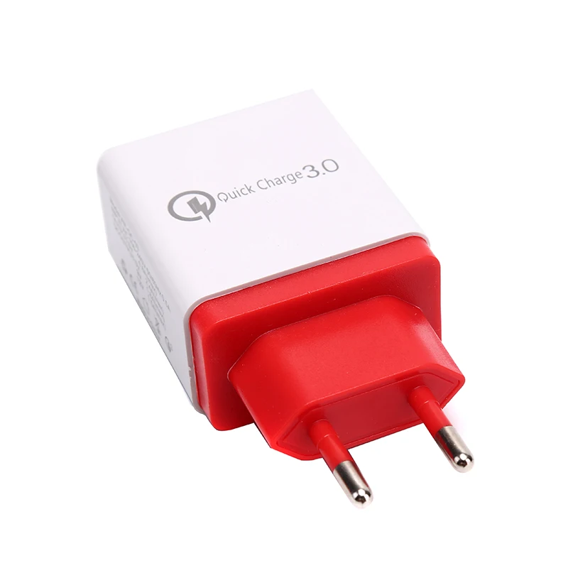 Горячее предложение, 3 порта, быстрое зарядное устройство QC 3,0, USB зарядное устройство для телефона, быстрое зарядное устройство с европейской вилкой, зарядное устройство для мобильного телефона, 3* USB