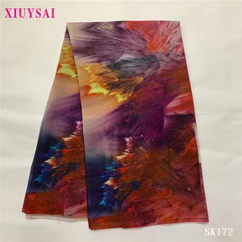 

Noble Traditional Wedding Silk Lace Material High Quality 2020 African Nigerian George Silk Isiagu Tiger Printing Lace Mat S172