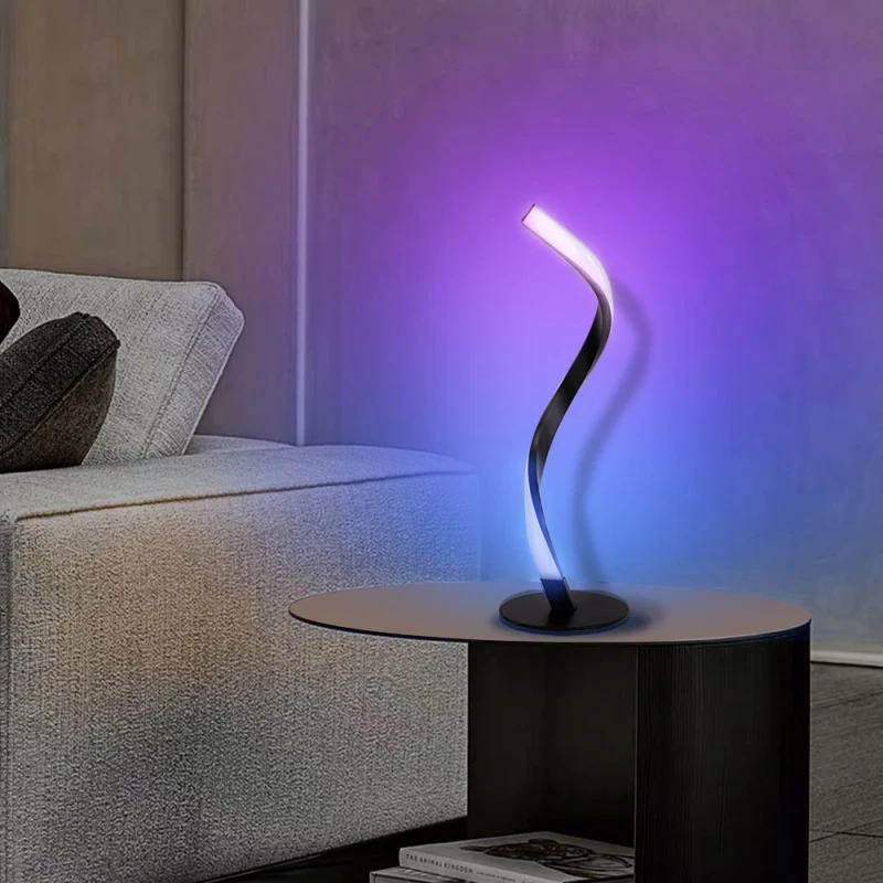 Tuya WiFi lampada da comodino a spirale decorazione colorata lampada da  tavolo serpentina controllo vocale lavora con Alexa Google Home - AliExpress