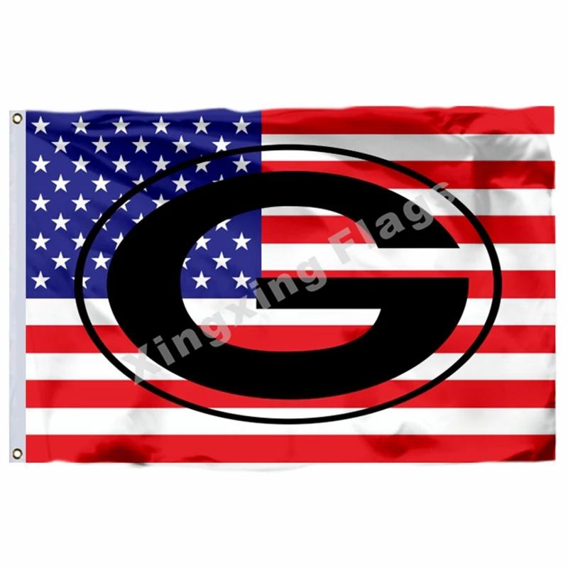 A3 Флаг с логотипом Green Bay Packers, 3ft X 5ft, полиэстер, НФЛ, баннер с логотипом Green Bay Packers, летающий Размер № 4, 90X150 см, пользовательский флаг - Цвет: A3