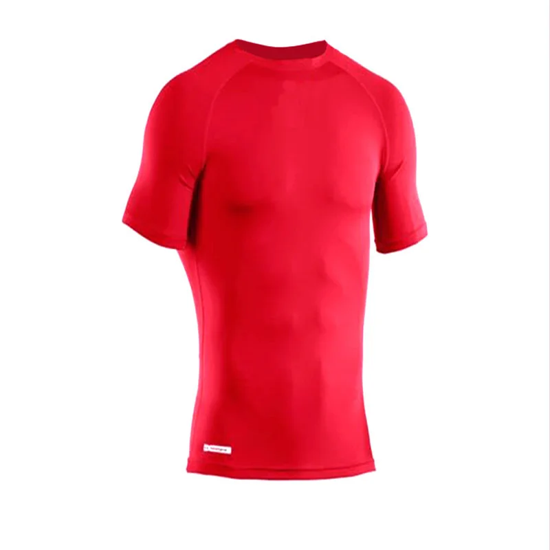 Coldoutside дешевая Молодежная футболка с короткими рукавами пустой быстрый сухой рубашки четыре цвета многоцветный - Цвет: Красный
