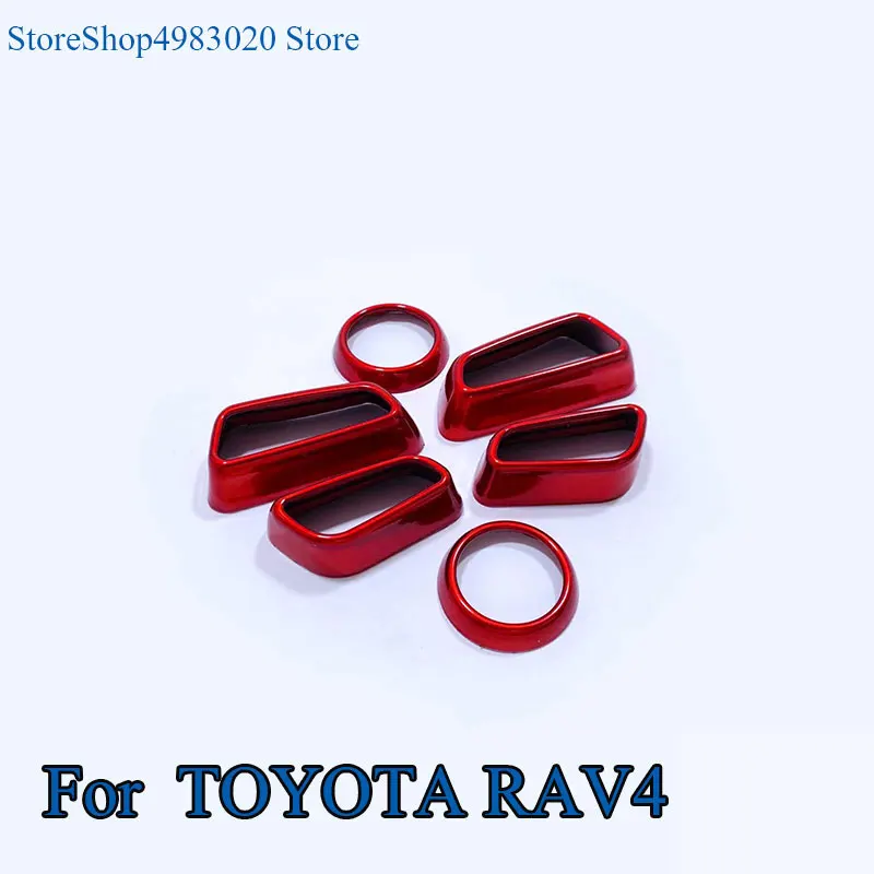 

6pcs Car ABS interior seat adjustment cover Trim For Toyota Corolla Hatchback 2019 CAMRY 2019 for RAV4 2019