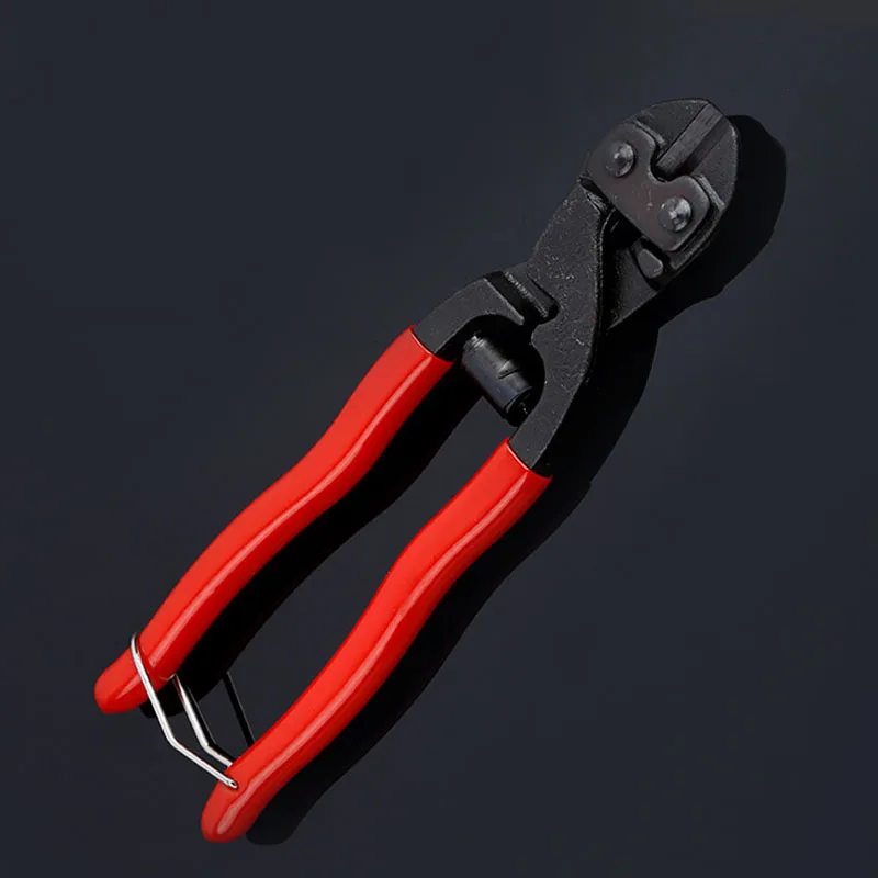 

8" Mini Bolt Cutter CR-V Wire Cutting Pliers Multi-function Cable Cutters Chrome Vanadium Steel Durable Clippers Wire Stripper