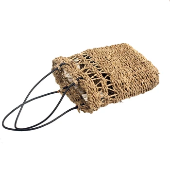 

Hand-Woven Seagrass Storage Basket Nordic Simple Fruit Gardening Wall Hanging Flower Pot Planter Storage Baskets