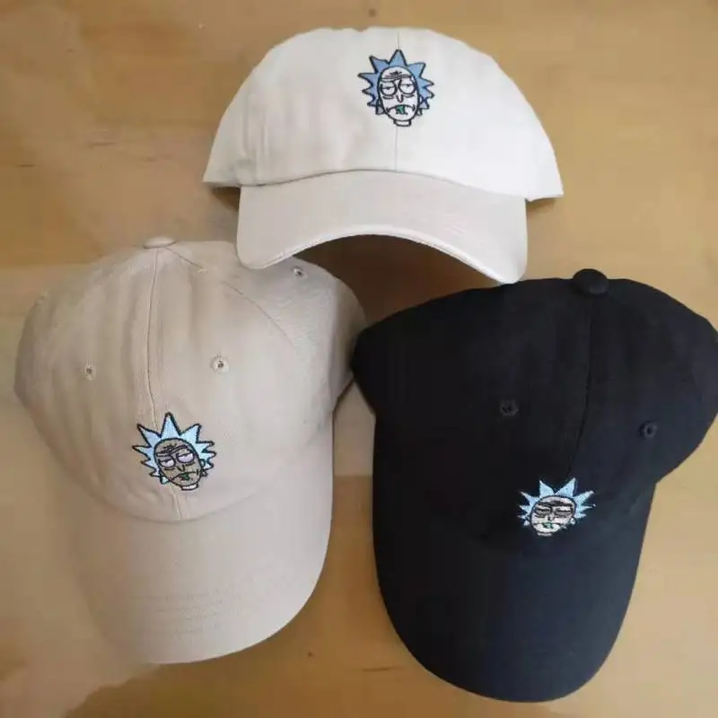 

Rick and Morty Cosplay Hat Baseball Cap Christmas Male Female Adjustable Cap Prop