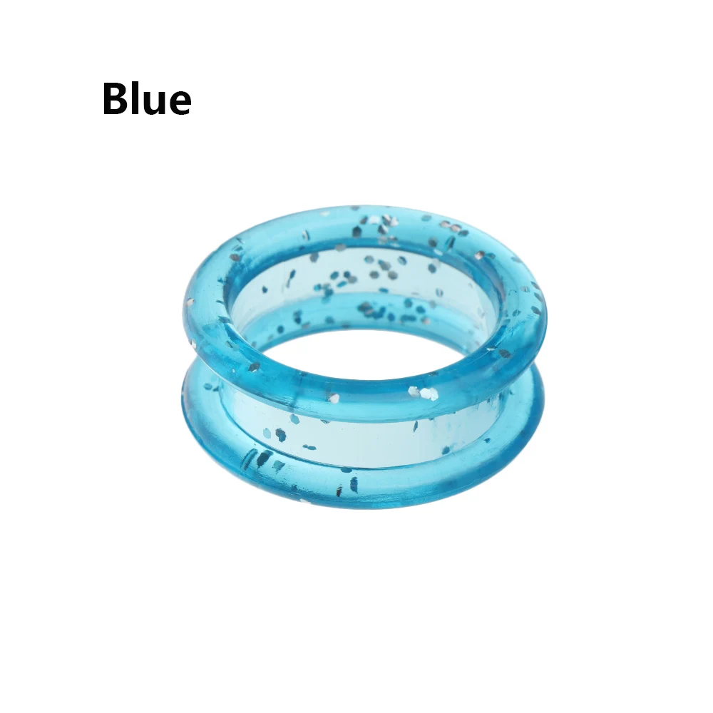Blue 2 шт. профессиональные ножницы для ухода за домашними животными силиконовые резиновые кольца красочный набор подходит для стрижки волос ножницы для волос для собак кошек домашних животных - Цвет: Blue
