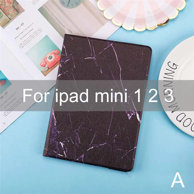 Essidi Тонкий чехол с принтом для ipad mini 5 4 3 2 1 откидной Стенд кожаный умный чехол рукав для ipad mini 1 2 3 4 5 Аксессуары - Цвет: For ipad mini 1 2 3