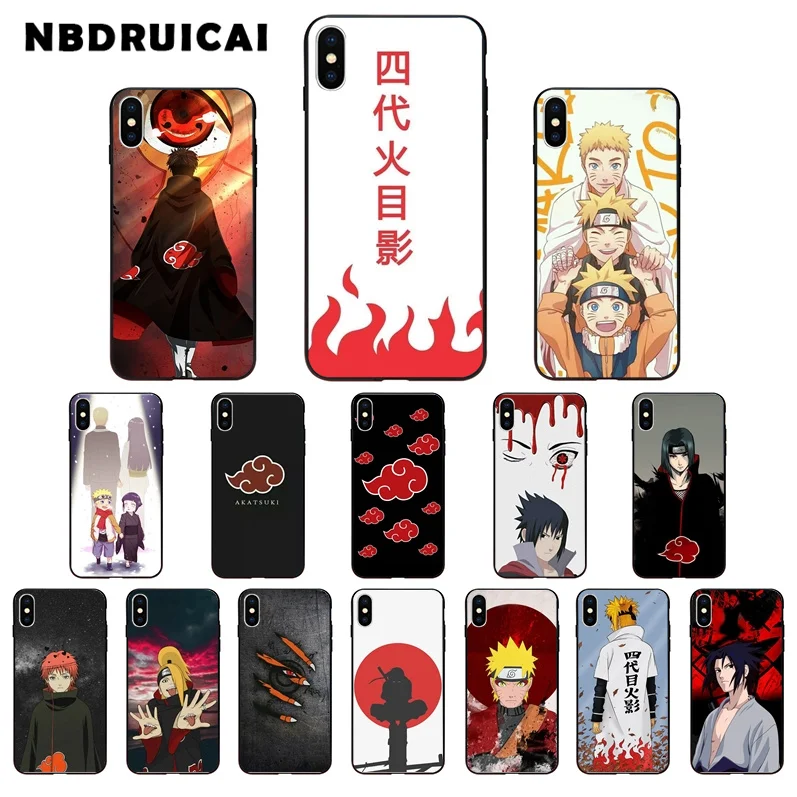 NBDRUICAI модный рельефный Аниме Наруто Высокое качество чехол для телефона iPhone 11 pro XS