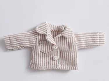 [1/12 кукла рубашка] OB11 Топ OB11 одежда(Fit Ob11, obitsu11, BJD12, 1/12 куклы - Цвет: stripe 1