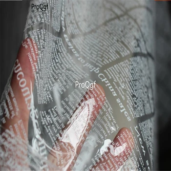 

Ngryise 1 Set 50*50cm english words film fabric fashion show