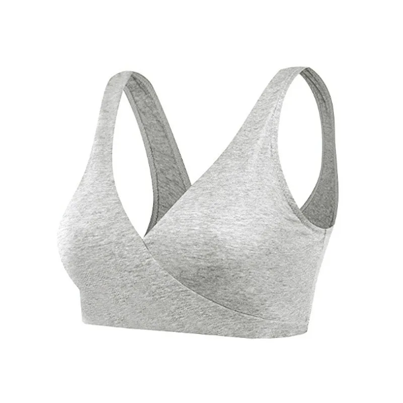 Sexy Push Up Bra Women Pregnant Plain Color Bra Maternity Nursing