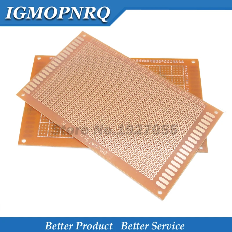 2 шт. 9x15 см 9*15 54 мм DIY Прототип бумаги PCB Универсальный Эксперимент Матрица
