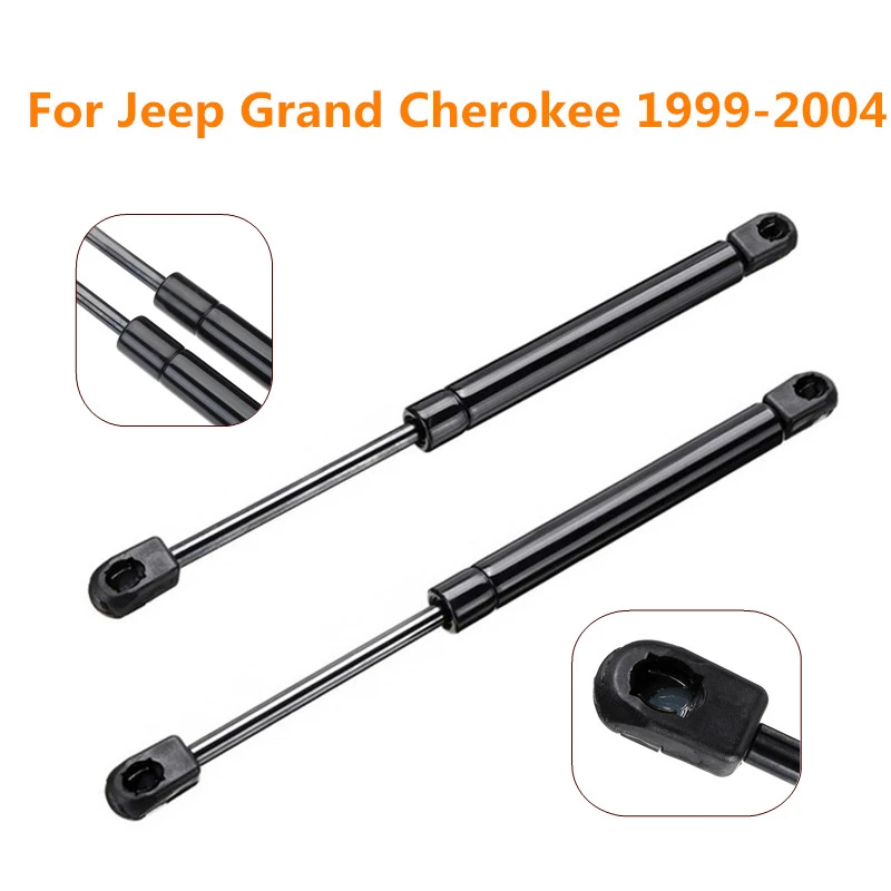 Pair Front Engine Bonnet Hood Lift Supports Rod Arm Gas Springs Shocks Struts Bars For Jeep Grand Cherokee 1999-2004 55136764AA |