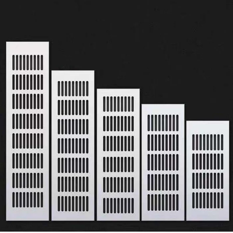 Ventilator Cover Perforated-Sheet Air-Conditioner Air-Vent Aluminum Closet Shoe Home-Decor