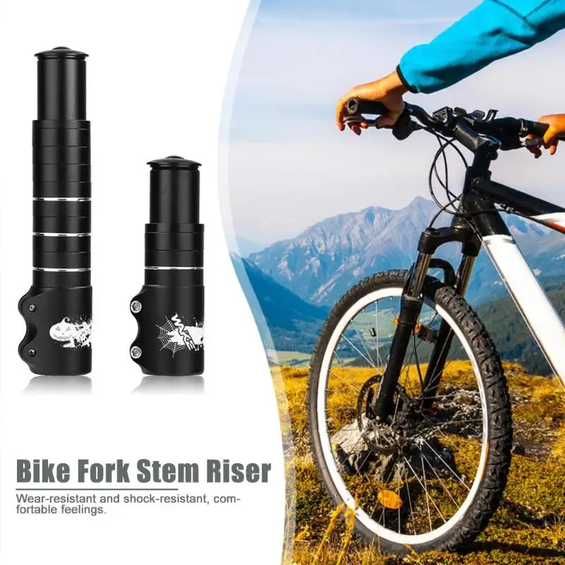 Алюминиевый сплав MTB велосипед вилка вынос руля расширитель Велоспорт Руль Riser адаптер