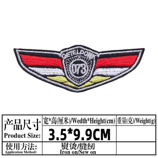 2021 Oeteldonk Emblem Frog Carnival for Netherland Emblems Full Embroidered Iron on Embroidery Patches for Clothing Applique F PE3349CT