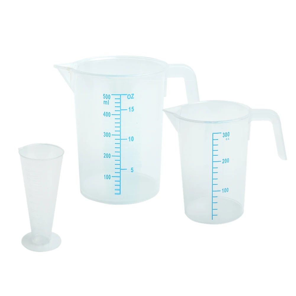 100 250 500 мл прозрачный пластиковый градуированный мерный стаканчик для