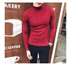 2022 Autumn New Men's Turtleneck Sweaters Male Slim Fit Solid Color High Neck Sweater Men Long Sleeve Knitted Pullover Tops 3XL ► Photo 2/6
