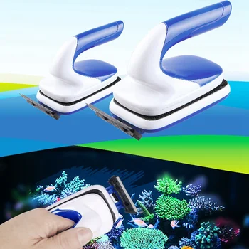 

Magnetic Brush Glass Algae Scraper Cleaner Aquarium Fish Tank Cleaning Scrubber