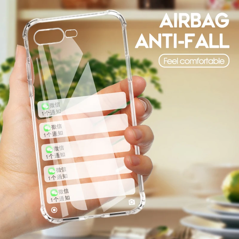 Ultra Slim Clear TPU Cover Case For iPhone Xs Max 7 8 6 XR Phone Housing Coque X 10 6s Plus Silicone Bags | Мобильные телефоны и