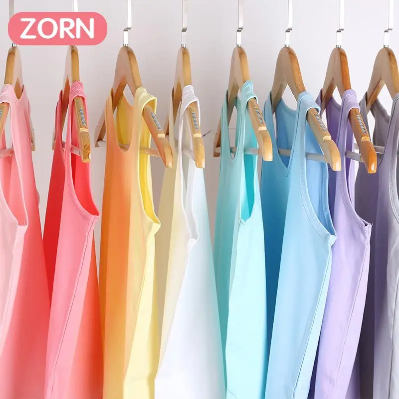 

Zhuo Well Brand Kids' Waistcoat Lycra Girls Camisole BOY'S Elasticity Vest Big Virgin Pure Cotton Base Shirt