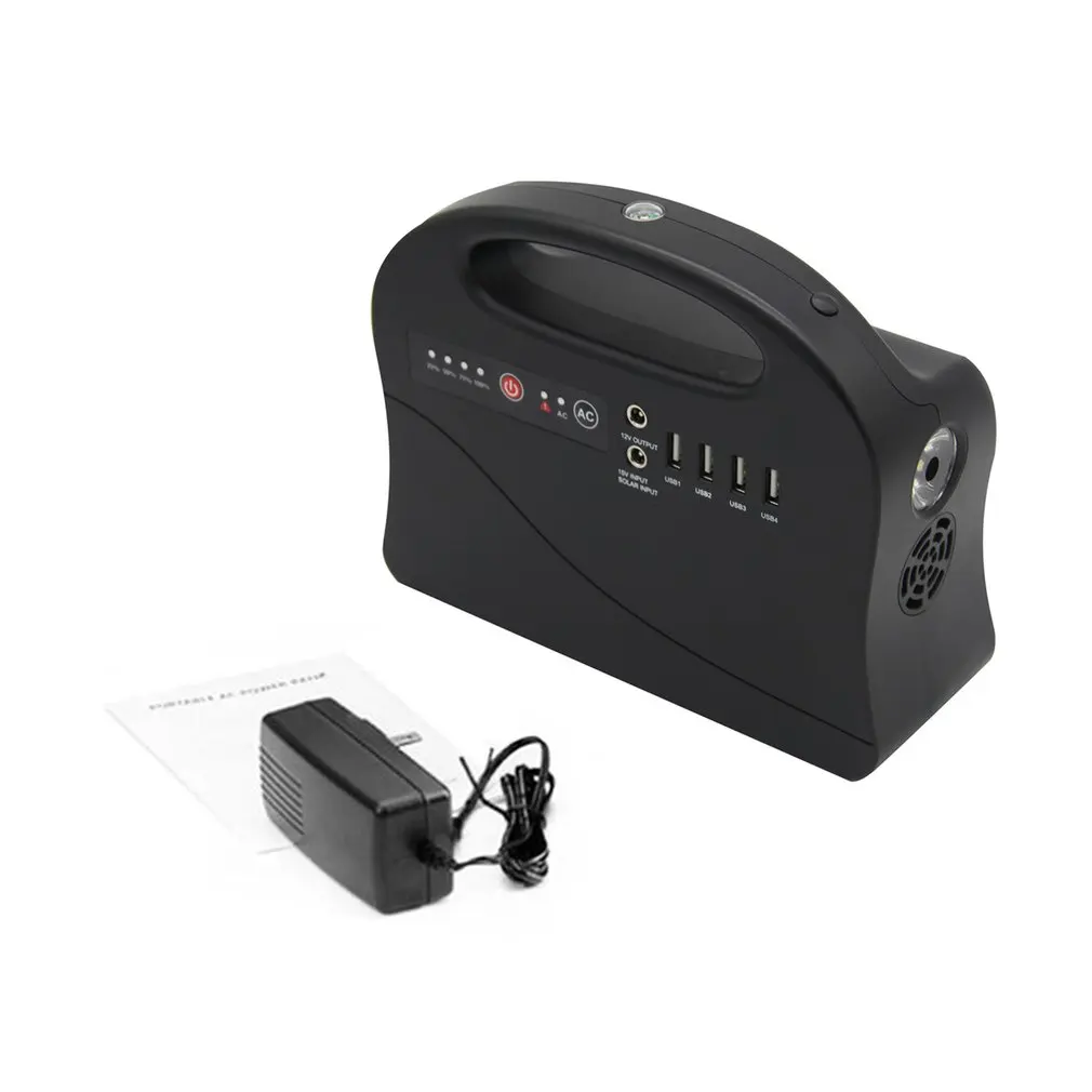 

200W 42000mAh Portable Solar Panel Generator Power Supply Energy Storage Battery Pure Sine Wave AC DC Power Bank