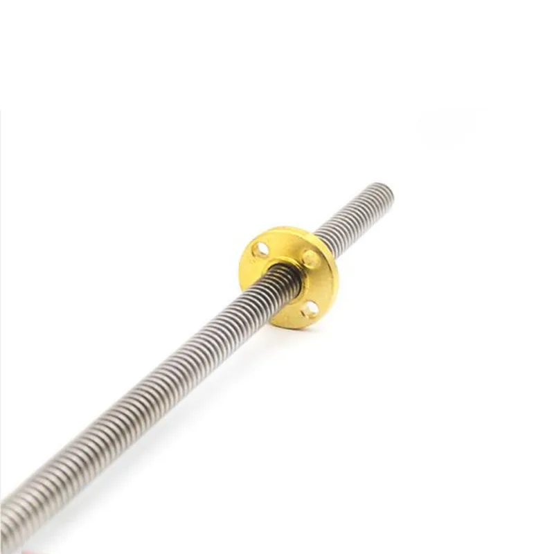 NEW Lead Screw 8MM Thread 8mm T 3D Printer & CNC THSL-500-8D Length 100/200/300/400/500/600mm T-type Stepper Motor Trapezoidal |