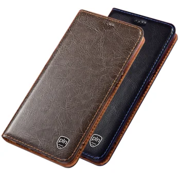 

Genuine leather magnetic flip cover card holder for Xiaomi Mi A3 cell phone case for Xiaomi Mi A2 holster cover coque funda capa