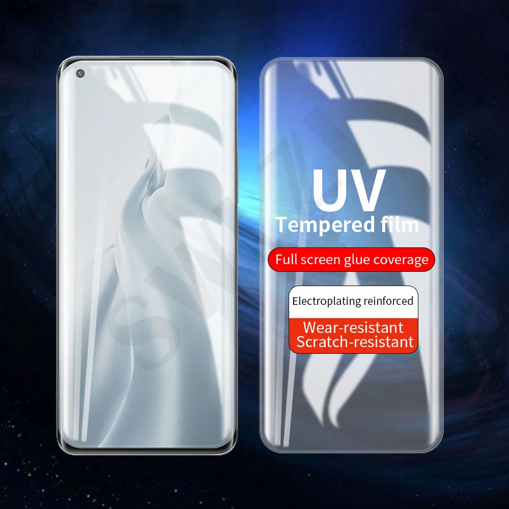 

УФ пленка из закаленного стекла для Xiaomi mi CC9 Примечание 10 lite 10 pro 10s 11 Ультра защитный экран телефона УФ экрана из закаленного стекла для смартфона