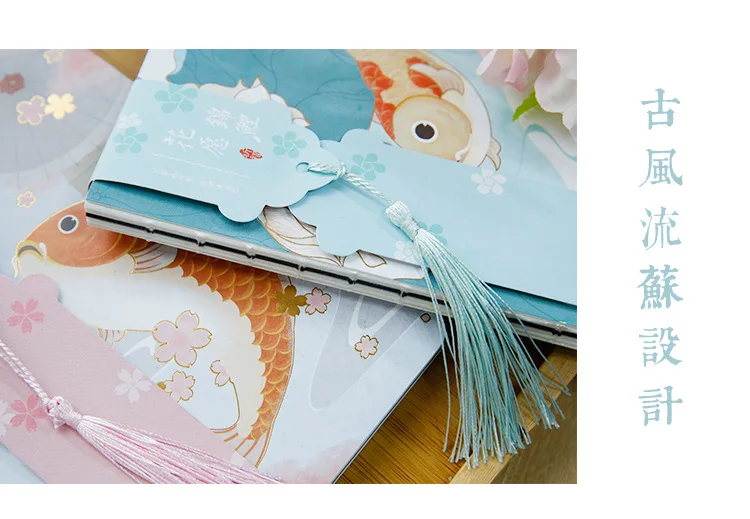 1 шт. Kawaii noteбок японский стиль аниме рыба блокнот планировщик книга журнал Офис Школа Студент принадлежности кавайные канцелярские принадлежности