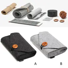 Войлочный блок питания ноутбук сумка для хранения питания наушники для зарядки, передачи данных коллекции сокровища войлочная сумка