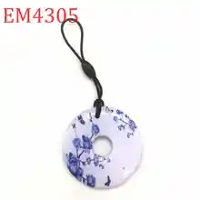 125 кГц перезаписываемый Бланк карты копия брелок RFID EM4305 T5577 жетон водонепроницаемый круговой брелок значок смарт-тег