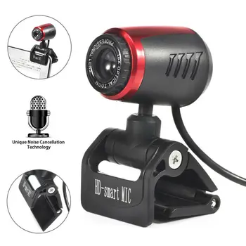 

NEW USB2.0 Adjustable Webcam Camera Web Cam With Mic Auto Focusing For Computer PC Laptop Desktop Computer Accessories