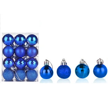 

Ornament Christmas Balls Decoration Props 24Pcs 40mm Xmas Tree Bauble Hanging