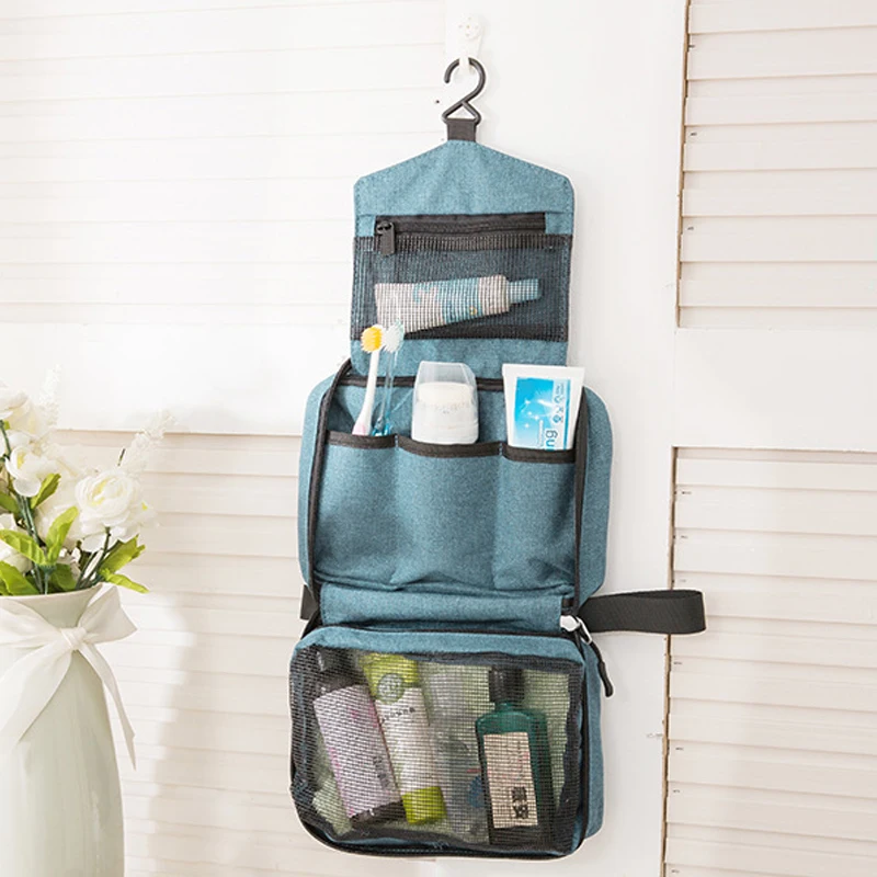 

Travel Toiletry Bag Organizer Packing cubes Luggage Makeup Bag Accessories Waterproof Hangable Cosmetic Zipper Tote Bags