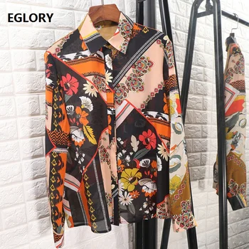 

High Quality Cotton Dress 2019 Summer Fashion Ladies Army Green Color Block Flower Print Mid-Calf Length Casual Work Dress OL