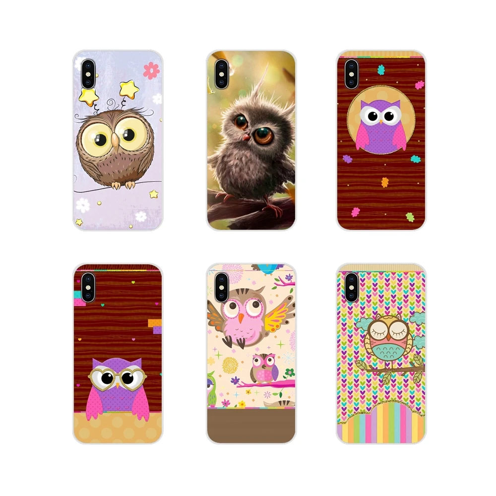 Colorful sweet owl Accessories Phone Shell Covers For Xiaomi Mi4 Mi5 Mi5S Mi6 Mi A1 A2 A3 5X 6X 8 CC 9 T Lite SE Pro | Мобильные