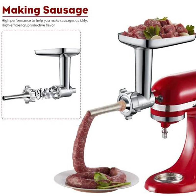 Kitchenaid Vertical Mixer Meat Grinder Kit Innovative - Temu