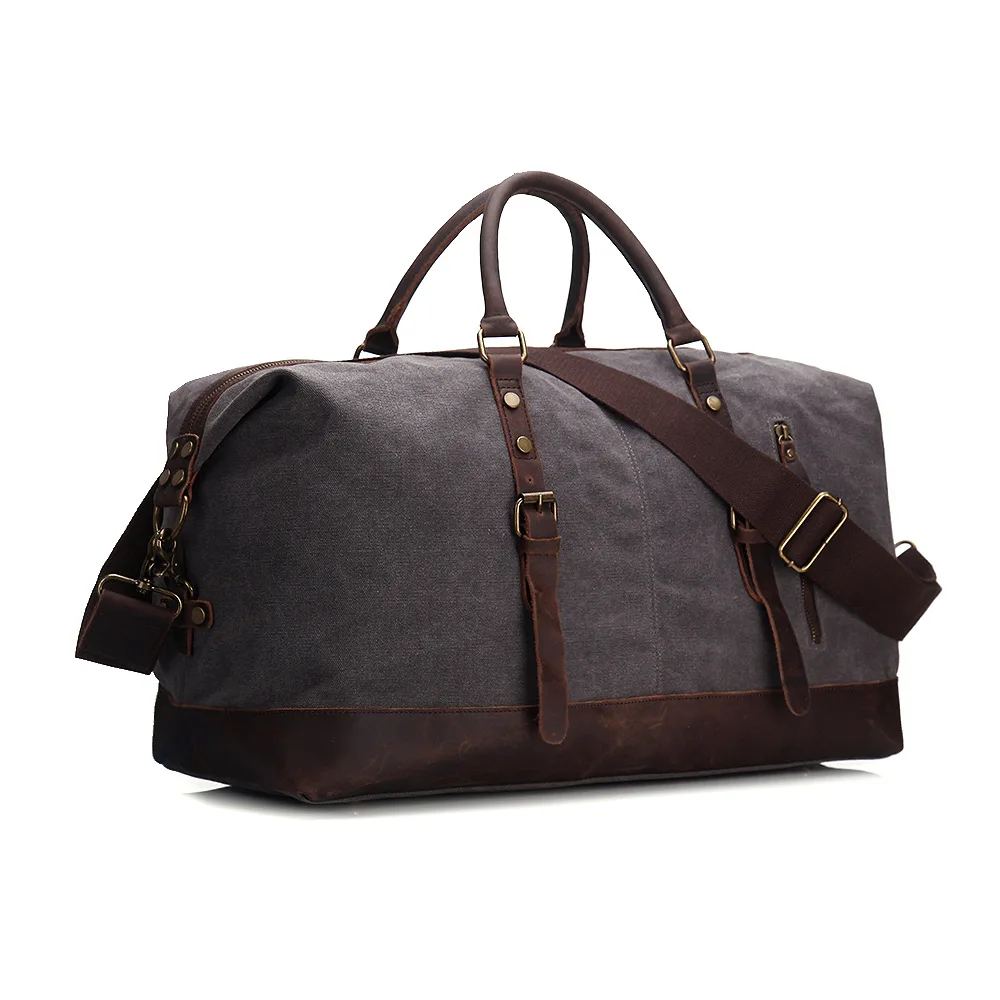 55 см большой парусиновый дорожный мешок Повседневная сумка для деловой поездки модная наплечная сумка-мессенджер дорожная сумка через