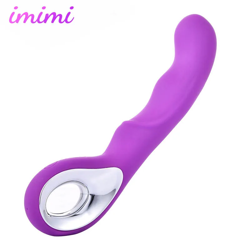 10 Speed Wave USB Recharge Silicone Penis Vibrator Clitoris Stimulate Massager Female Vagina Vibrator with Handle Erotic Sex Toy
