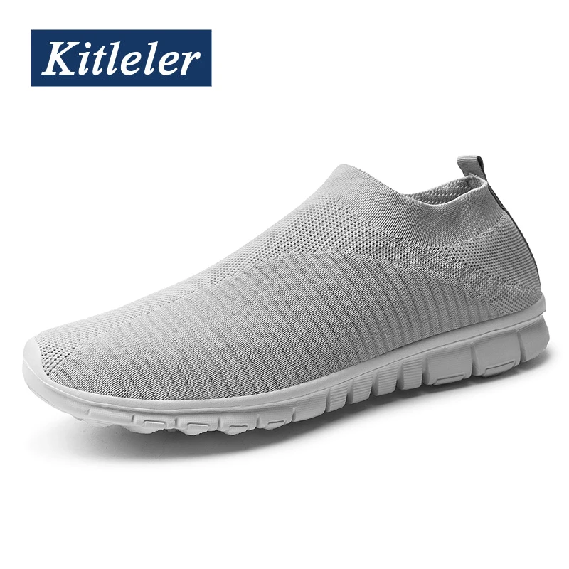 

Hot Sell Men Casual Shoes Lightweight Men Sneakers Breathable Couple Slip-on Sneakers Soft Comfort Unisex Winter Cheap Shoes