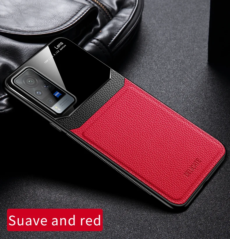 Coque de téléphone XUANYAO pour VIVO X60 Pro Coque fine en cuir rigide pour VIVO X60 Pro Plus Coque souple en silicone _voghion.com