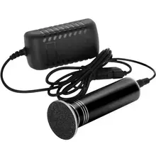 Европейская вилка Модернизированный электрический прибор для удаления мозолей ног с 60 шт Сменные круги из шкурки, 2.5X мощная электронная пилка для педикюра