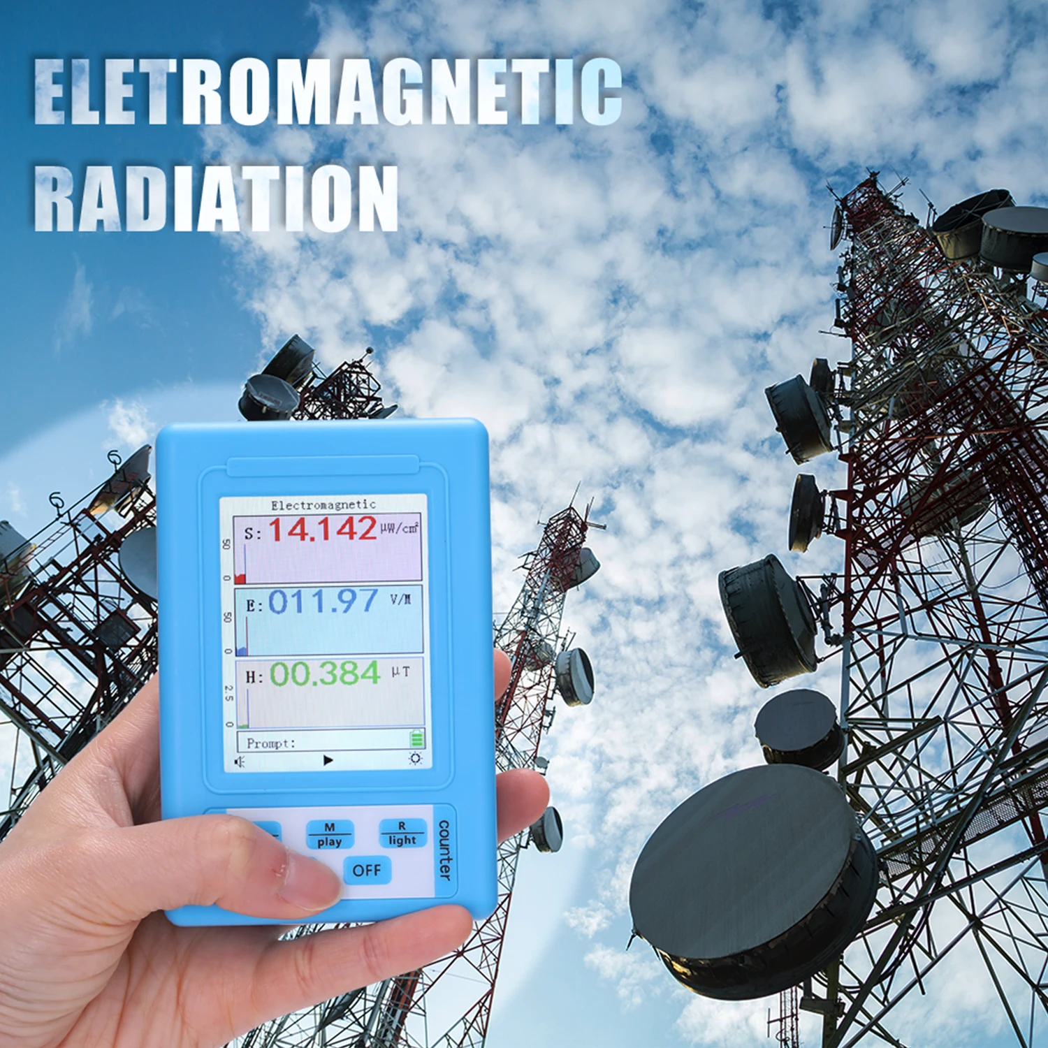 BR-9A Electromagnetic Radiation Detector High Accuracy Professional Semi-functional Type Tester | Инструменты