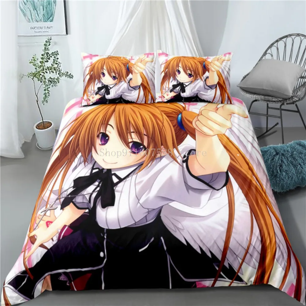 Anime High School DxD 3D Printed Bedding Set Duvet Covers King Queen