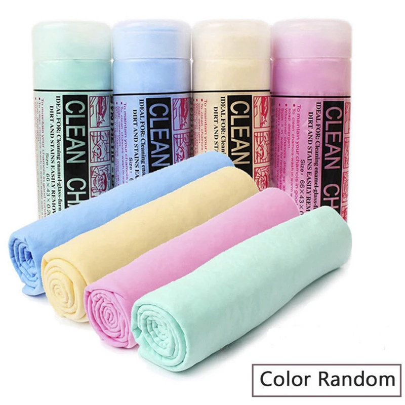 1pc 44x33cm Deerskin Absorbent Towels Chamois Towel Car Kitchen Cleaning Drying Wipe High Quality New Arrival 2021