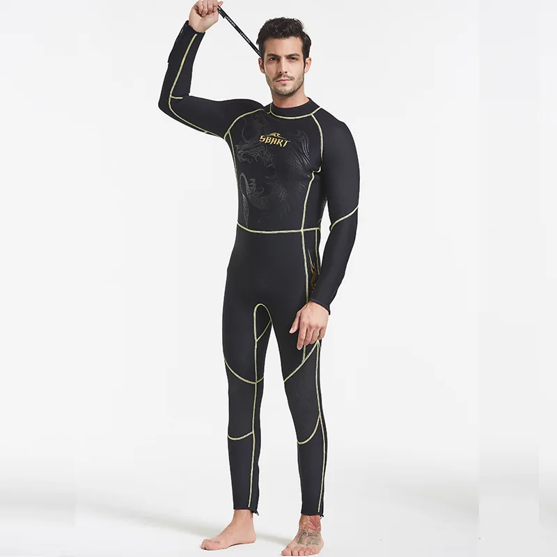 

3MM Neoprene WetSuit Scuba Diving Suit Surfing Spearfishing One-Piece Close Body SwimWear Snorkeling Prevent Jellyfish Bodysuit